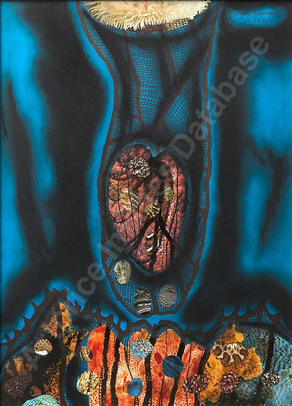 草間彌生　花びら